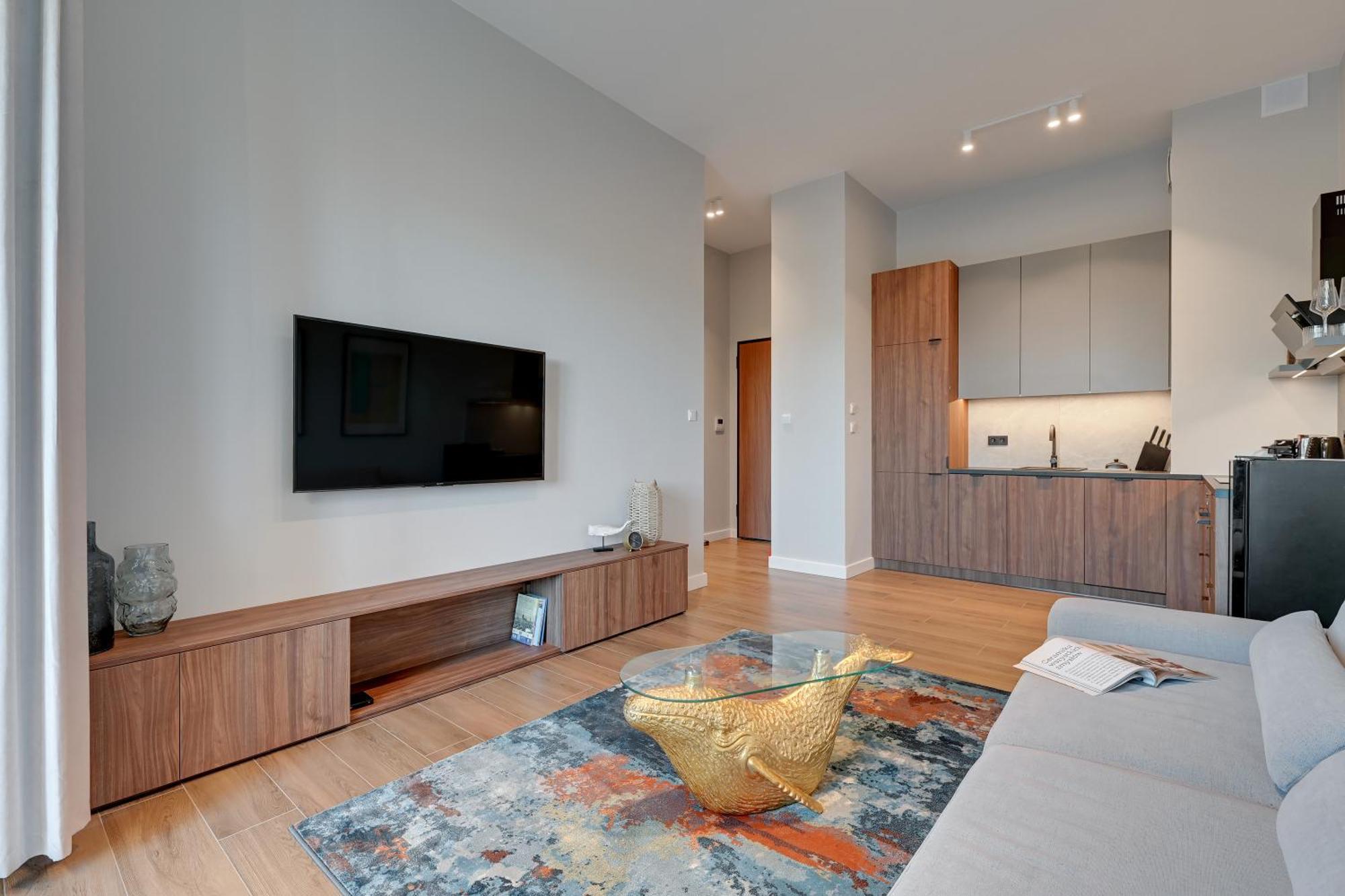 Nadmotlawie Estate Gym, Sauna & Parking By Downtown Apartments غدانسك الغرفة الصورة